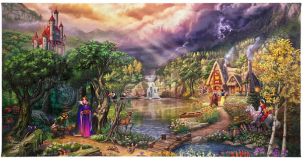 The Evil Queen from classic Disney movie Snow White - from Thomas Kinkade Studios