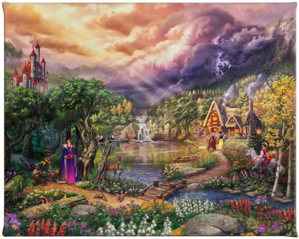 The Evil Queen from classic Disney movie Snow White - from Thomas Kinkade Studios