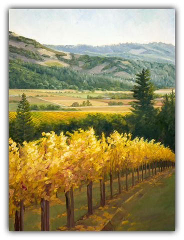 Valley Autumn - Limited Edition artwork by Susan Hoehn