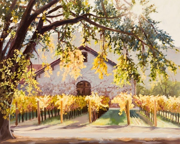 Winery in the Fall Limited Edition by Susan Hoehn 