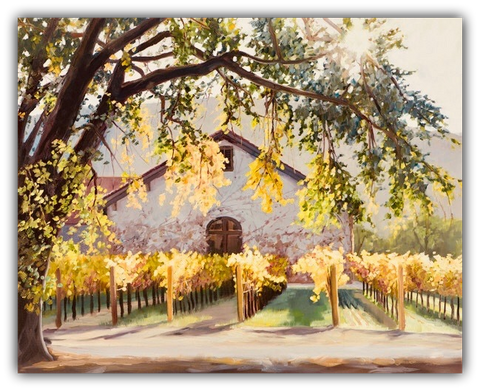 Winery in the Fall Limited Edition by Susan Hoehn