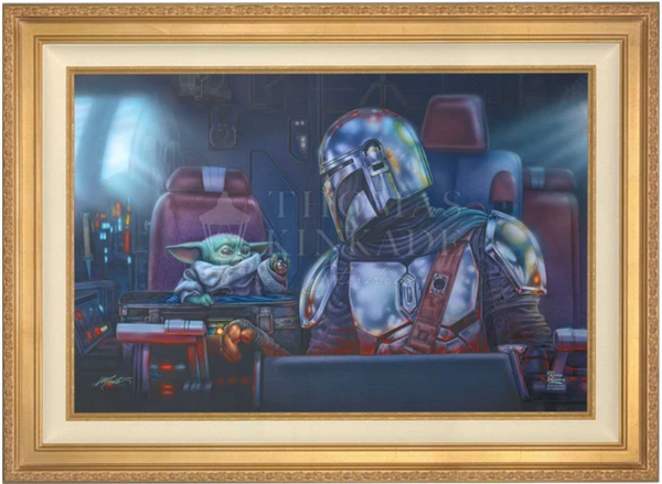 The Mandalorian - Two for the Road Limited Edition Canvas by Monte Moore from Thomas Kinkade Studios