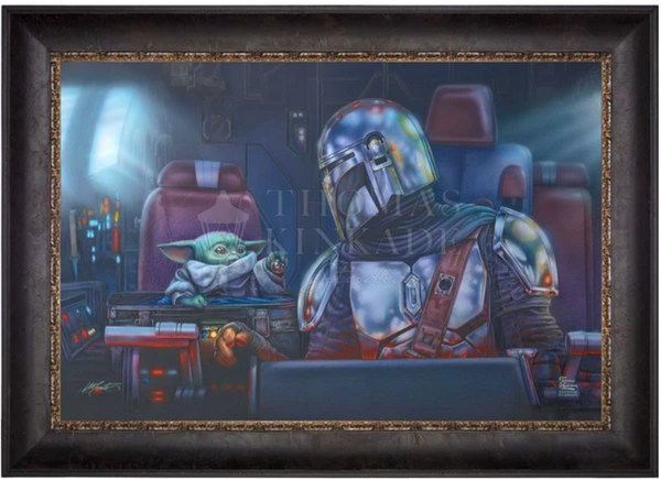 The Mandalorian - Two for the Road Limited Edition Canvas by Monte Moore from Thomas Kinkade Studios