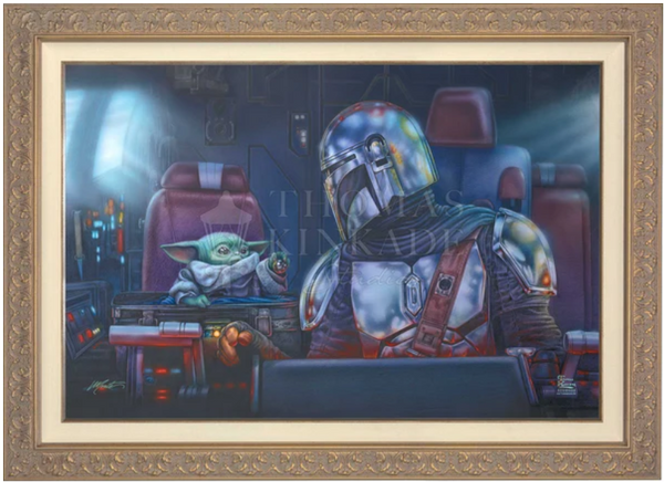 The Mandalorian - Two for the Road Limited Edition Canvas by Monte Moore from Thomas Kinkade Studios