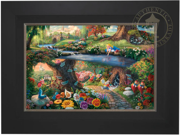 Disney Alice in Wonderland - Limited Edition Canvas from Thomas Kinkade Studios.