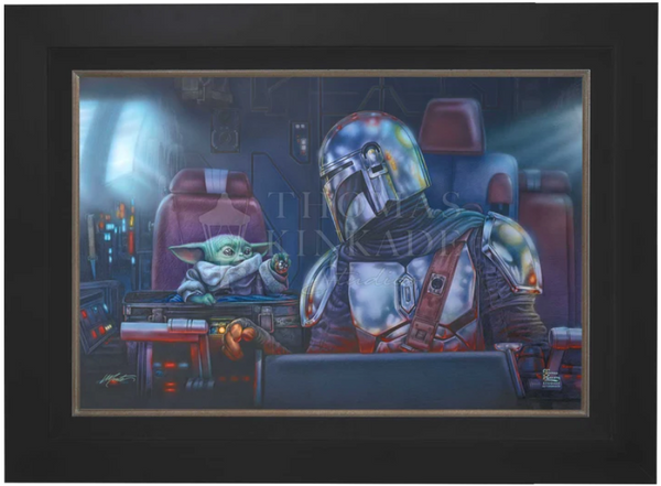 The Mandalorian - Two for the Road Limited Edition Canvas by Monte Moore from Thomas Kinkade Studios