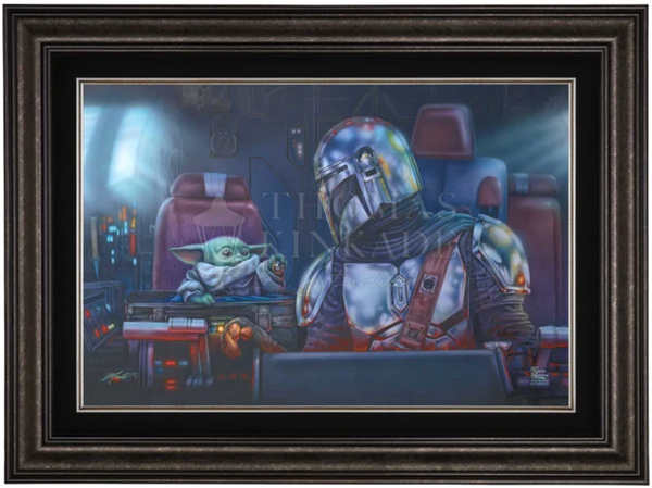 The Mandalorian - Two for the Road Limited Edition Canvas by Monte Moore from Thomas Kinkade Studios