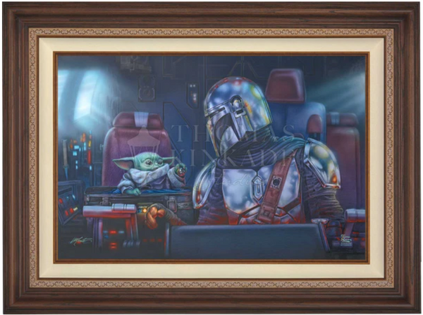 The Mandalorian - Two for the Road Limited Edition Canvas by Monte Moore from Thomas Kinkade Studios