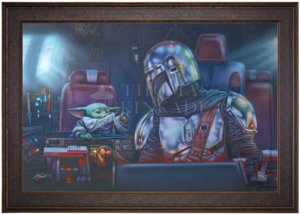 The Mandalorian - Two for the Road Limited Edition Canvas by Monte Moore from Thomas Kinkade Studios