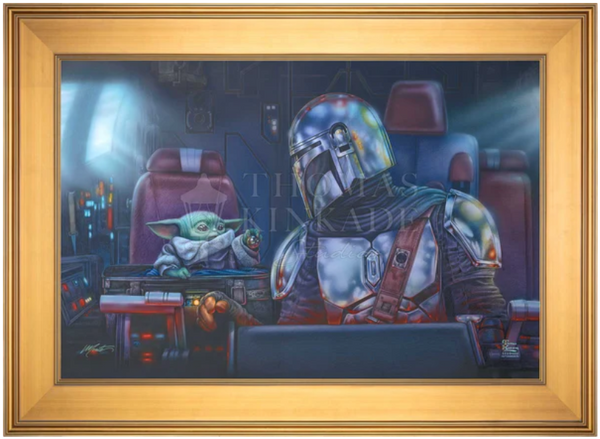 The Mandalorian - Two for the Road Limited Edition Canvas by Monte Moore from Thomas Kinkade Studios