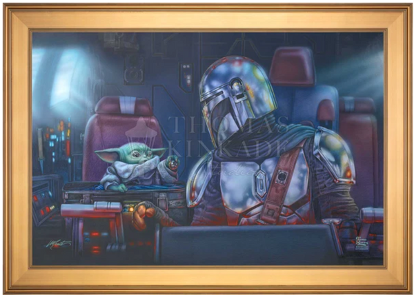 The Mandalorian - Two for the Road Limited Edition Canvas by Monte Moore from Thomas Kinkade Studios