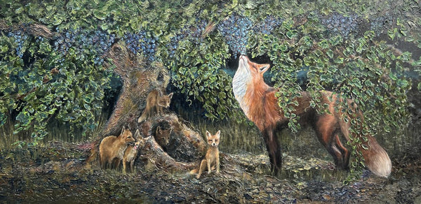 Tender is the Night - 24 x 48" original oil by Gail Chandler