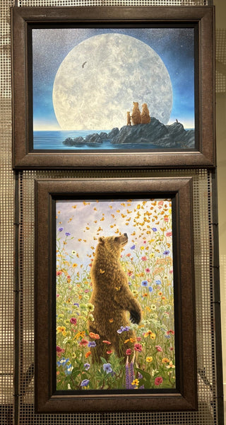 Bear paintings by Robert Bissell