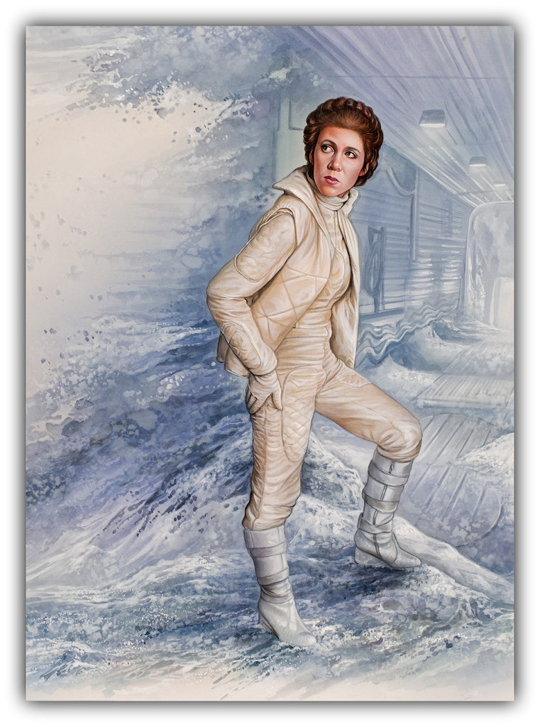 Leia - The Princess – Original by Monte Moore - captures the essence of Princess Leia from Star Wars