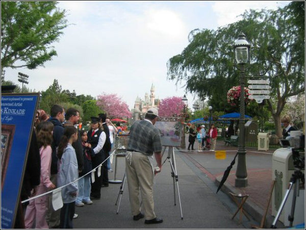 Thomas Kinkade painting - Disneyland 50th Anniversary