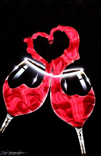 Love Wine Glass