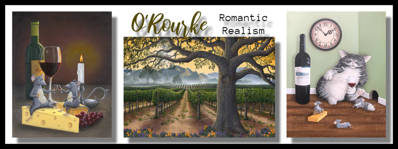 ORourke Romantic Contemporary Realism Artwork + Mouseterpieces